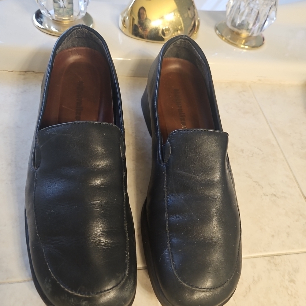 Naturalizer Blue Sz 7 Leather Women's Loafers